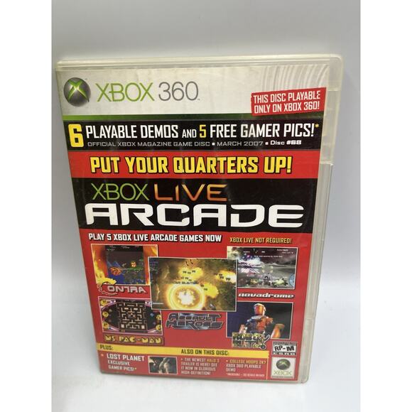 Official Xbox Magazine Demo Disc #68 - Xbox Live Arcade - Picture 1 of 7
